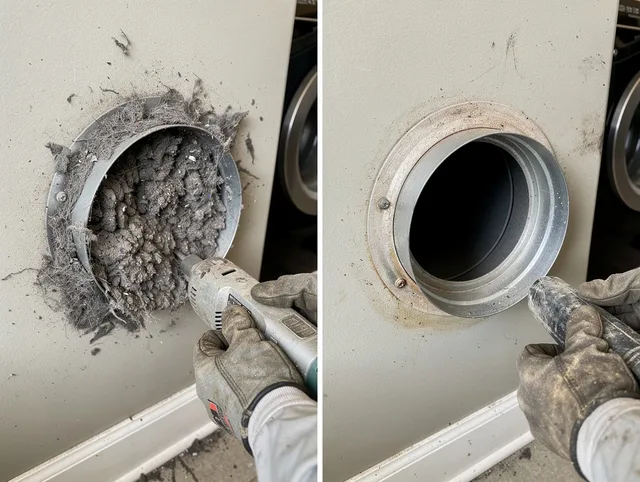 Professional clogged vent cleaning by Weston Dryer Vent Cleaning in Weston