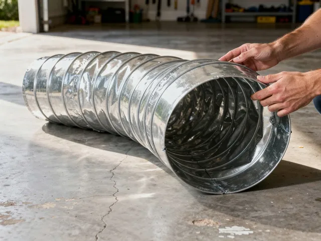 Weston Dryer Vent Cleaning specialist using advanced equipment for thorough duct cleaning in Weston