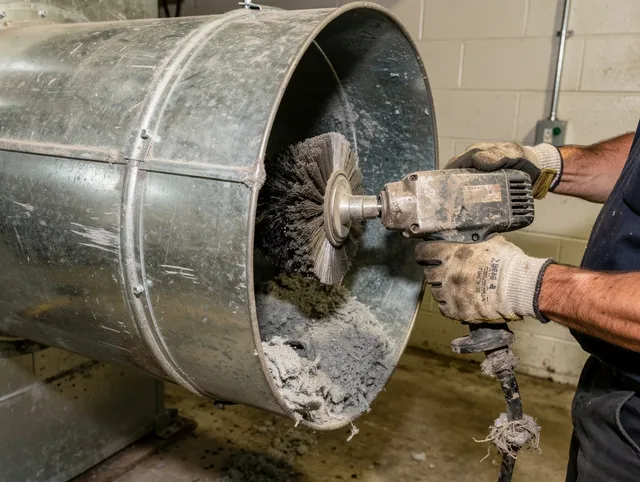 Industrial-grade dryer vent cleaning by Weston Dryer Vent Cleaning in Weston